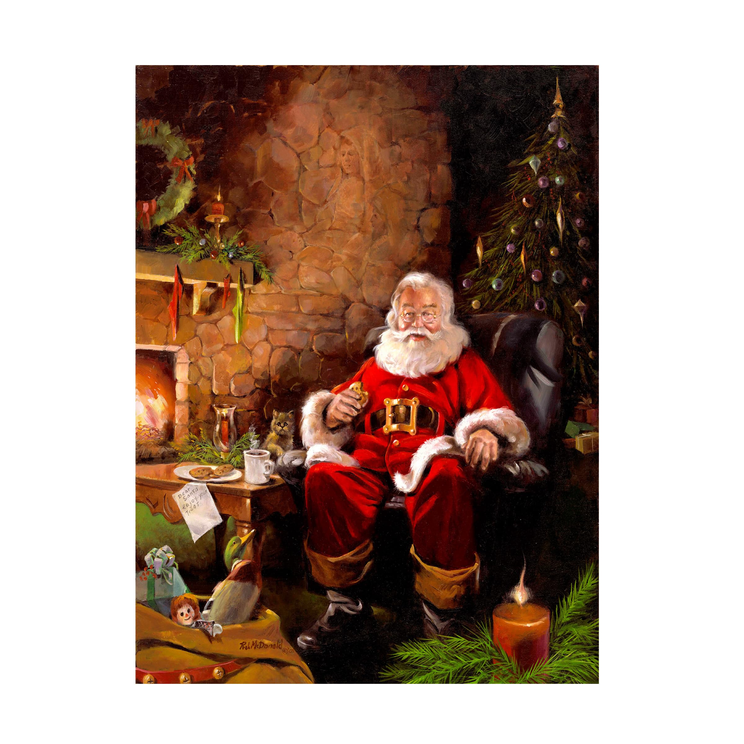 R.J. McDonald 'Santas Treats' Canvas Art