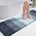OLANLY Bathroom Runner Rug - Extra Soft Microfiber Mat | Quick Dry, Washable, 59x20, Airy Blue