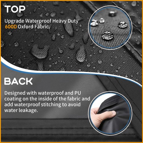 Mini Split Cover - Large Condenser Covers for Outside Unit, 600D Oxford Fabric Heavy Duty Rectangle Air Conditioner Outdoor Compressor Cover