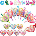 JOYIN 28 Packs Valentine Animal Pen with Greeting Cards, Stationery Gift Set for Kids, Classroom Exchange Prizes