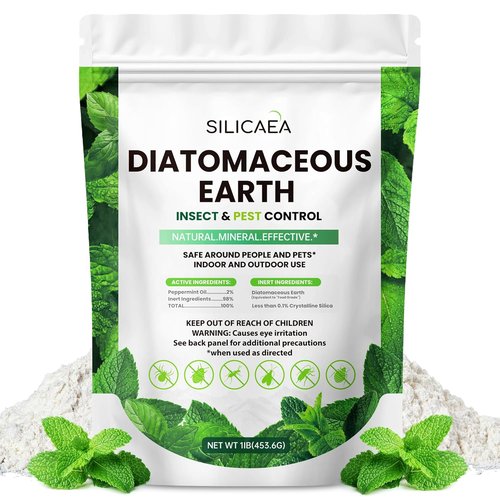 Natural Peppermint Powder - Diatomaceous Earth 1 lb | Safe for Home & Garden Use