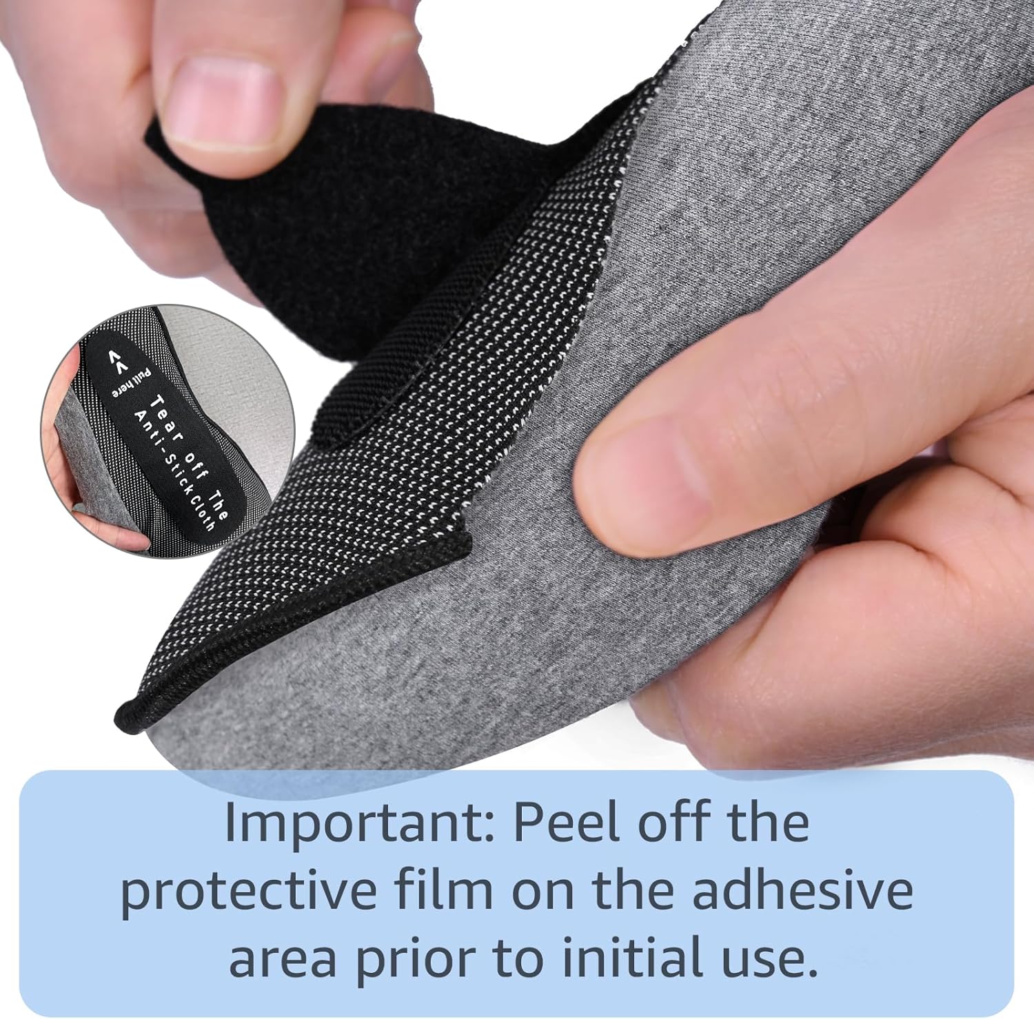 Skiennix Memory Foam Neck Travel Pillow - Ergonomic Comfort for Airplanes & Car Rides | Compact Grey Design