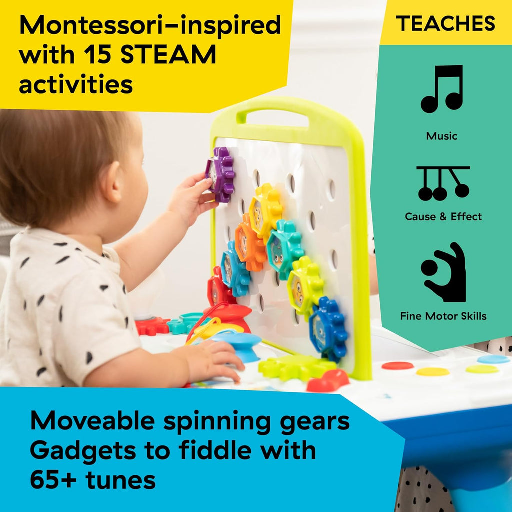 Baby Einstein Curiosity Table - Montessori Activity Play Station for 12 Months and Up | Interactive Workbench