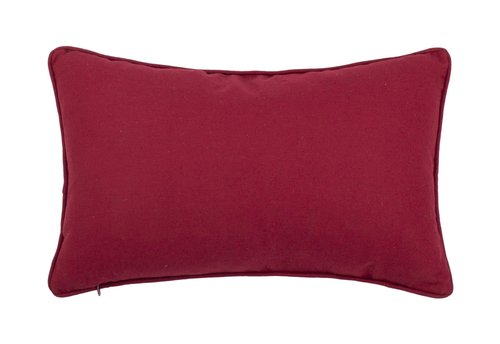 Safavieh Home Jingles Green and Red and Beige Merry Christmas 12 x 20-inch Decorative Pillow
