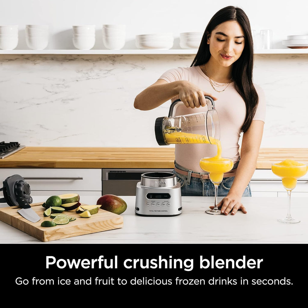 Ninja SS151 TWISTi Blender DUO - High-Speed 1600W Smoothie Maker with 34oz Pitcher & 2 To-Go Cups - Gray