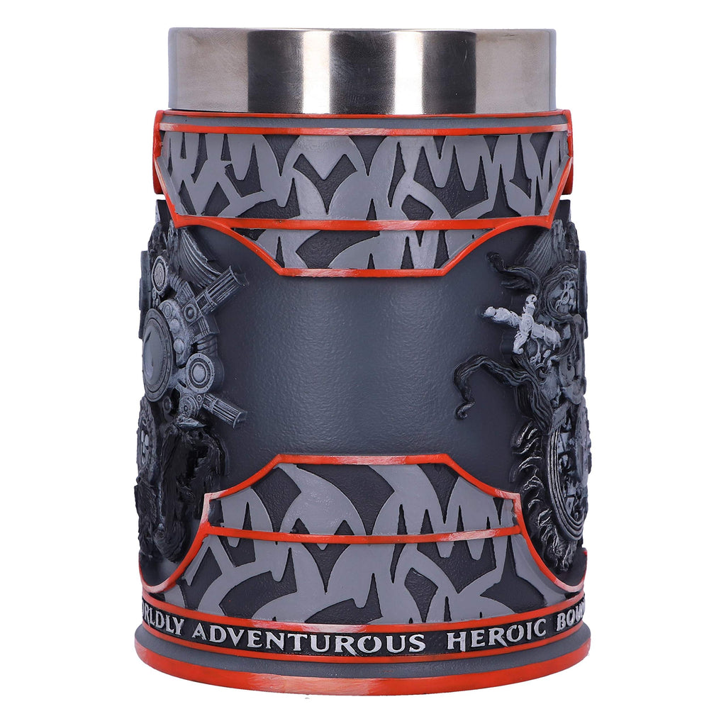 Nemesis Now Magic The Gathering Five Colour Wheel Tankard, Resin, Grey, 1 Count (Pack of 1)