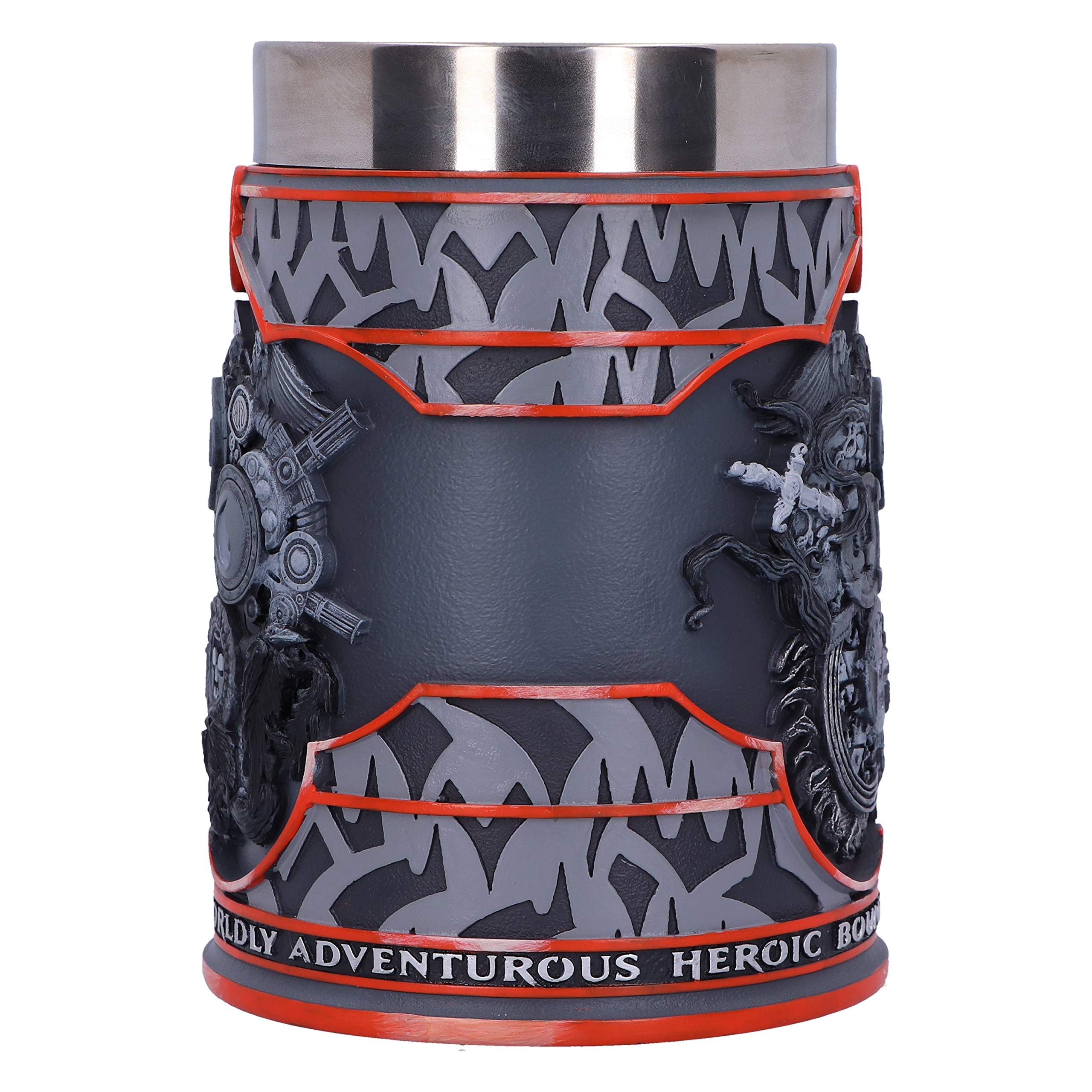 Nemesis Now Magic The Gathering Five Colour Wheel Tankard, Resin, Grey, 1 Count (Pack of 1)