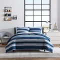 Nautica- King Comforter Set, Cotton Reversible Bedding Set, All Season Designer Home Décor (Lakeview Blue, King)