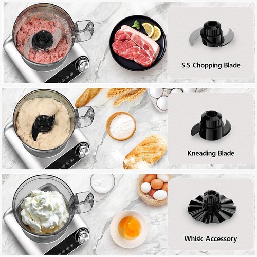 Camic Blender & Food Processor Combo - 6 Functions for Smoothies, Chopping & More | 72 oz. Blender & 64 oz. Processor Bowl
