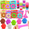 NAWITDA 28 Pack Valentines Day Gifts for Kids Classroom, Valentines Cards with Butter Slime, Classroom Exchange Gifts, Valentines School Party Favors for Boys Girls Toddlers