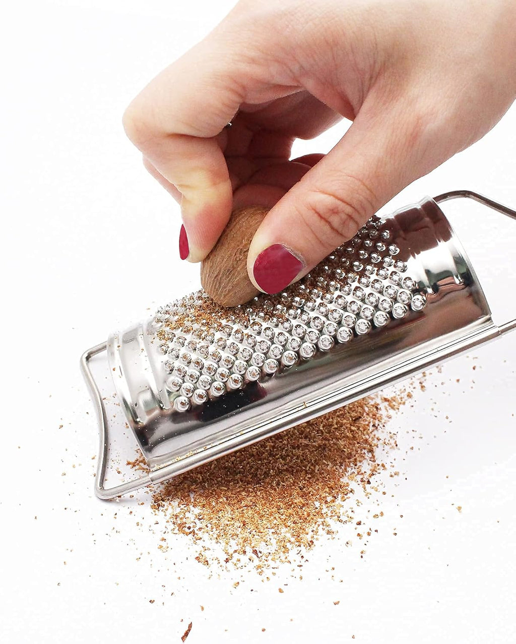 Tongjude Stainless Steel Cheese Grater Set - 5-Piece Kitchen Grater, Peeler, Slicer & Zester with Cleaning Brush