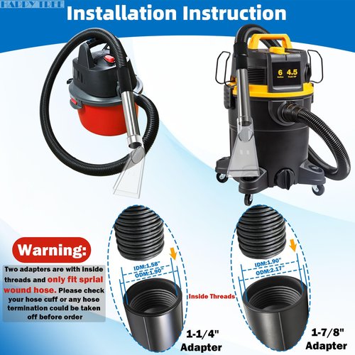 Happy Tree Shop Vac Extractor Attachment,Turn Wet-Dry Vac into an Extractor, Detailing Wand Vacuum Cleaner