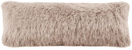 SAFAVIEH Pillow Collection Shag Modish 20" Throw, Metallic Bronze