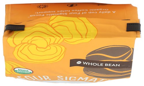FOUR SIGMATIC Organic Lion's Mane Whole Bean Coffee, 10 OZ