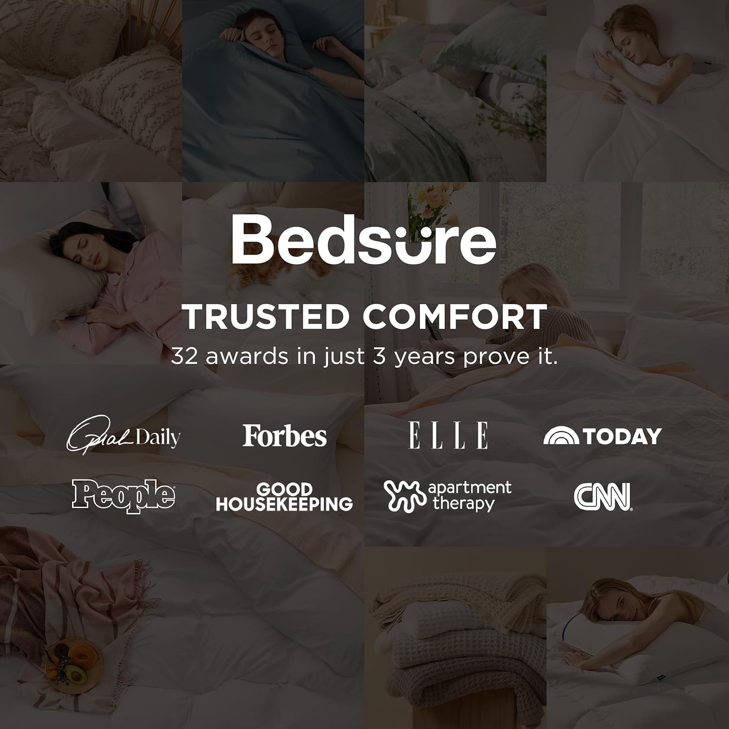 Bedsure Grey Duvet Cover Set - Extra Soft King Size Bedding | 3 Pieces with Zipper Closure, 104x90 Inches