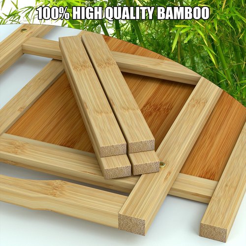 RESTSUKO 6-Tier Free Standing Shoe Racks, Bamboo Wood Shoe Rack for Entryway & Closet, Holds up to 24 Pairs of Shoes