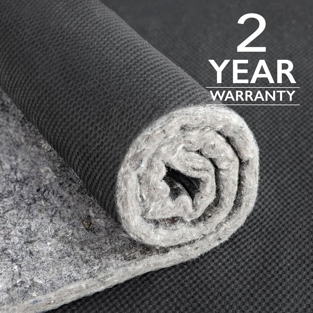 RUGPADUSA - Non-Slip Rug Pad - 9'x12' - 1/2" Thick Felt + Rubber - Comfort & Protection for Hard Floors