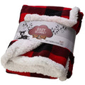 Ultra Soft Sherpa Fleece Plaid Baby Blanket | Cozy, Plush Throw Blanket for Kids | Reversible Plaid | Washable | Wide Size for Extra for Warmth & Comfort | Cute