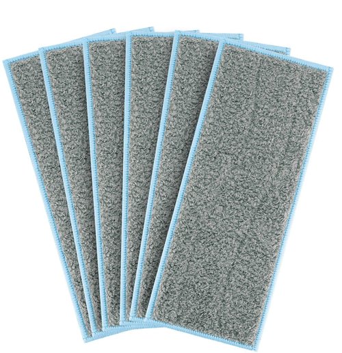 M6 Wet Mopping Pads Washable Compatible with Braava Jet m Series, Reusable Wet Pads for iRobot Braava Jet M6 (6110) (6012) (6112) (6113) Pack of 6