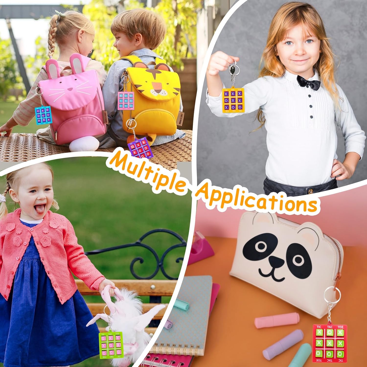 Skiennix 24PCS Tic Tac Toe Game | Fun Birthday Party Favors & Goodie Bag Stuffers for Kids 3-12