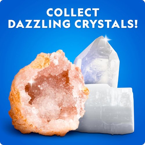 National Geographic Rock Collection Box - 300+ Gemstones, Crystals & Geodes Science Kit for Kids