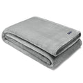 Nautica - Queen Blanket, Soft Plush Fleece Bedding, Ideal for Bed or Couch, Oeko-Tex Certified (Solid Grey)