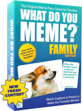 Relatable WHAT DO YOU MEME? Family Edition - Fun Family Game for Kids 8+ | 300 Caption & 108 Photo Cards