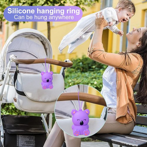 White Noise Machine with Bluetooth Speaker | Portable Baby Sound Machine Non-Looping Music Aid with Timer for Sleep, Nursery, Travel, Home & Car