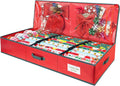 VoMii Gift Wrap Organizer - 40 Inch Storage Container for 24 Rolls of Wrapping Paper & Accessories