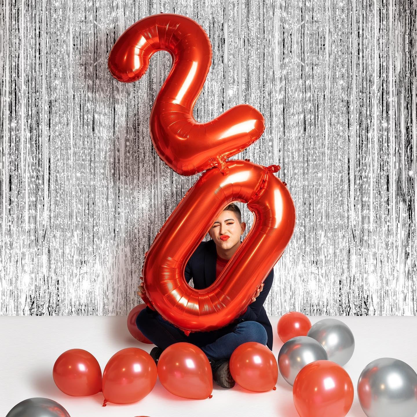 Red Number 17 Balloon - 40 Inch Birthday Decoration for 17th Party | Perfect for Boys & Girls
