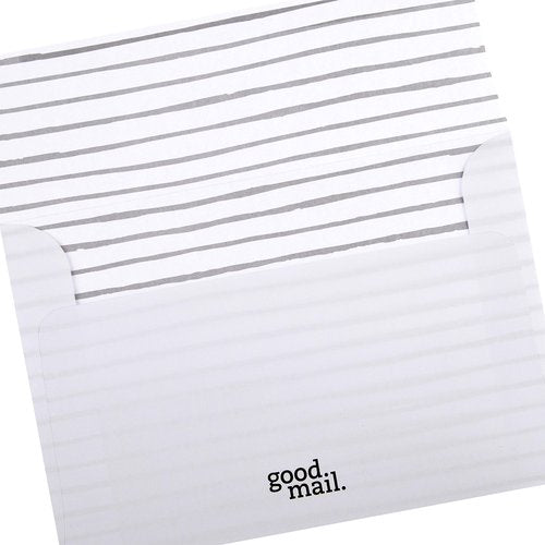 Hallmark General Birthday Card - Contemporary 'Good Mail' Zebra Design