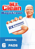 Mr. Clean Magic Eraser - Original Cleaning Pads for All-Purpose Use | White, 6 Count