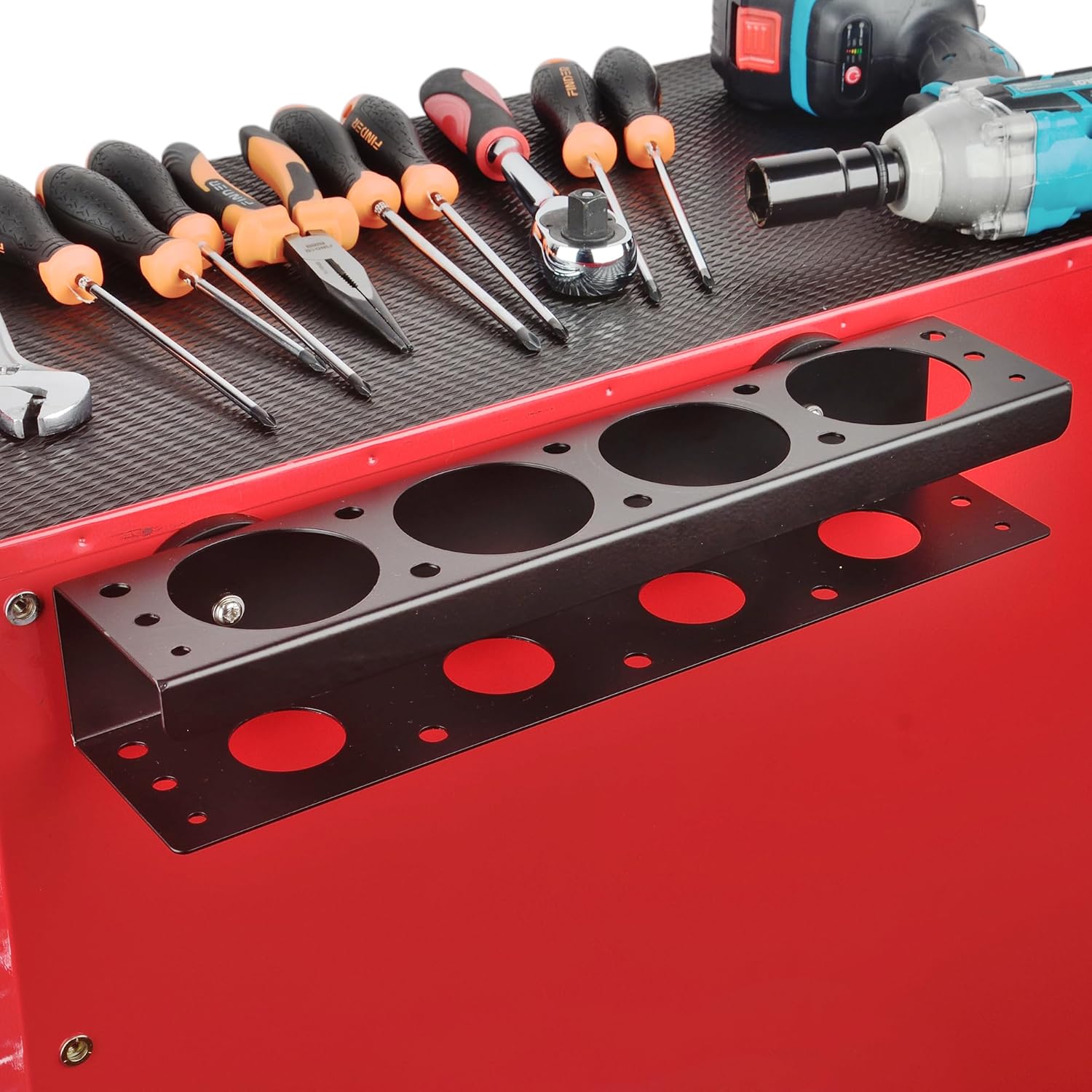 ULIBERMAGNET Magnetic Spray Can Holder - Heavy Duty Tool Organizer Rack for Garage | Wall Mount Metal Design