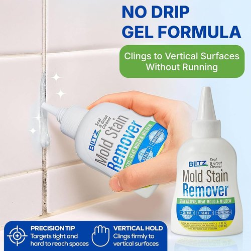 Heavy Duty Gel Cleaner - Thick Gel Formula for Tough Stains & Odors | Ideal for Bathrooms, Showers & Tiles