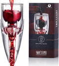 Vintorio Wine Aerator OMNI Set - Premium Decanter for Red Wine Lovers with Gift Box, Velvet Bag, and Mini Stand - Durable, Crystal Clear Acrylic