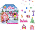Barbie Mini Land Advent Calendar - 1.5-Inch Dolls & 24 Surprises for Winter Village Playtime