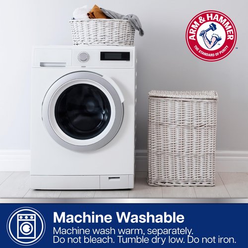 Arm & Hammer Performance Towel Washcloth Set, 6 Piece, Light Blue