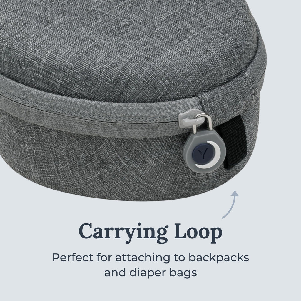 Yogasleep Crush-Resistant Travel Case for Hushh & Rohm White Noise Sound Machines, Provides Protection While Traveling, Double Stitch Zipper, Protection from Scratches & Water Splashes
