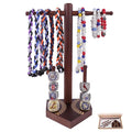Loan Chiangmai Baseball and Softball Jewelry Organizer - Wooden Display Holder for Championship Rings & Drip Necklaces, All-in-One Sports Ring Holder, Perfect Display Gift for Athletes and Fans