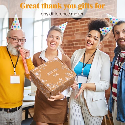 iAOVUEBY Administrative Professional Day Gift for Women, Employee Appreciation Gifts for Coworker Teacher Mentor Leader Friend, Thank You Set with 16oz Difference Maker Glass