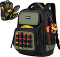 UUP Heavy Duty Tool Backpack - Large Waterproof Tool Organizer with Molded Hard Bottom | Ideal for Electricians & Contractors