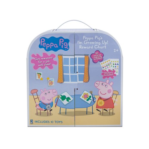 Peppa's I'm Growin' Up! Reward Chart Featuring 10 Activities with 5 Figures, 5 Themed Accessories, and Stickers