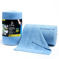 LIVOS Microfiber Cleaning Cloth Roll - 80 Pack, Reusable Paper Towels Blue Tear Away, Microfiber Towels for Cars, Super Absorbent Lint Free Cleaning Rags for House, Kitchen, Window-11.5"x11.5"