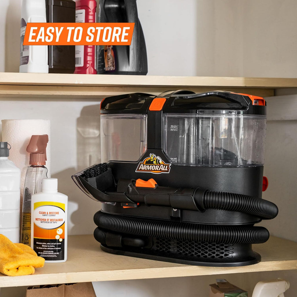 Armor All SCA702 901 7 Amp Portable Spot Cleaner - Efficient Car & Upholstery Stain Removal