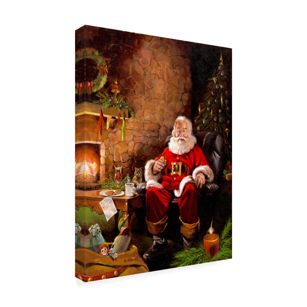 R.J. McDonald 'Santas Treats' Canvas Art