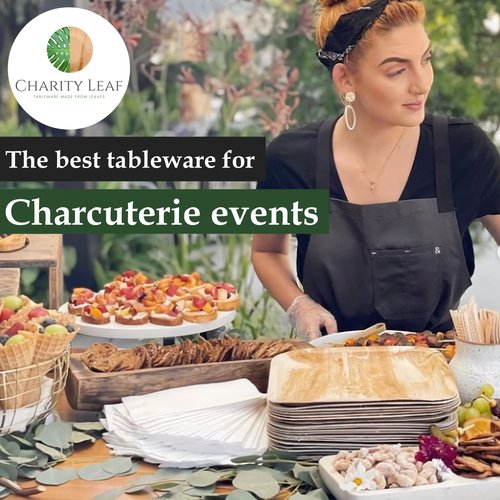 Charity Leaf Disposable Palm Leaf 12" Heart Plates (25 pieces) Bamboo Like Serving Platters, Disposable Boards, Eco-Friendly Dinnerware For Valentines, Weddings, Catering, Events