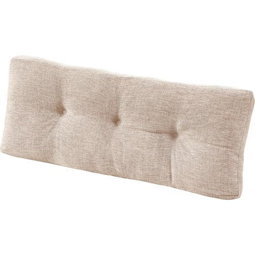downluxe Indoor Bench Cushion for Indoor Furniture, Non-Slip Tufted Overstuffed Textured Foam Bench Seat Cushion, 36" X 14" X 4", Oatmeal Beige, 1 Pack