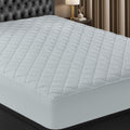 Utopia Bedding Quilted King Size Mattress Pad - Deep Pocket Protector, Machine Washable | Light Grey