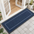 OLANLY Waterproof Front Door Mat - All-Season, Fade Resistant, Easy Clean | 47x17 Inches, Blue