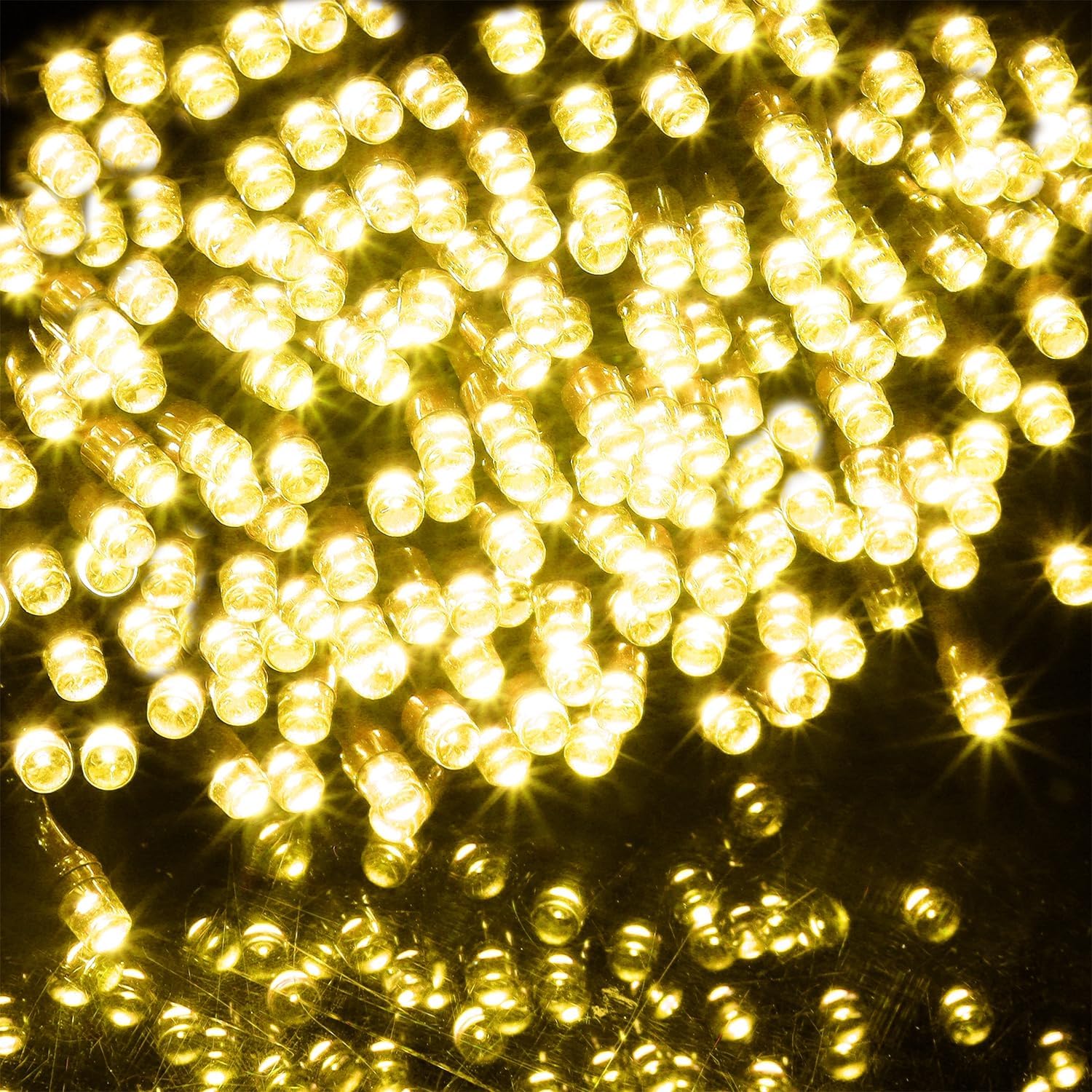 WATERGLIDE 1000 LED Christmas String Lights - 328 FT Waterproof Fairy Lights with Remote & 8 Modes | Warm White Decor for Outdoor Holiday Parties